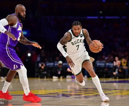 老詹26+10东契奇24分&amp;6犯 字母21分雄鹿送湖人两连败