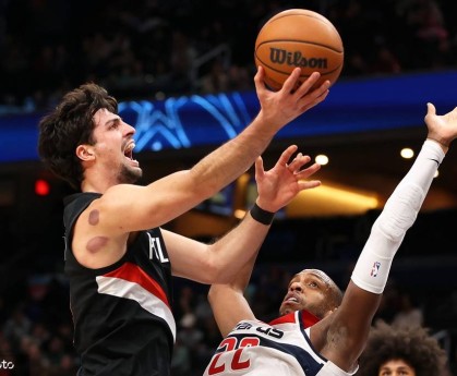 杨瀚森6分5板1助攻夏普31分 开拓者不敌奇才