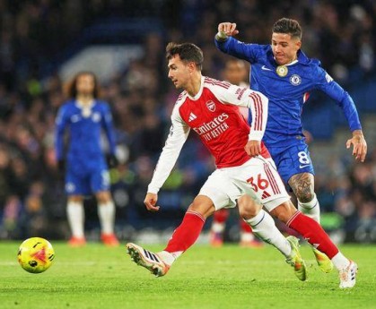 切尔西1比1战平阿森纳，伦敦德比成了全武行