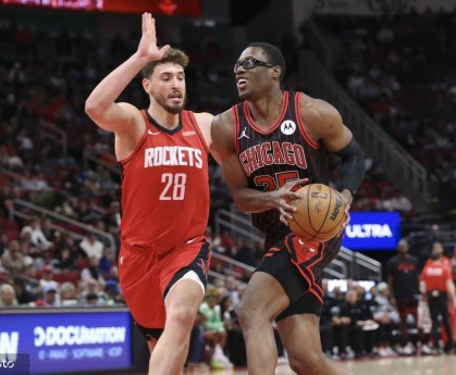 杜兰特28+10申京23+11+7 火箭胜公牛止三连败