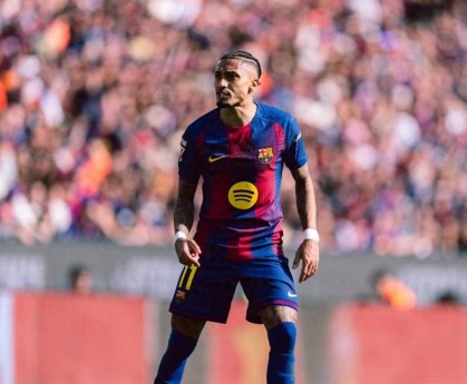 巴萨西甲欧冠双线争冠大麻烦 拉菲尼亚伤缺5周 无缘3战马竞